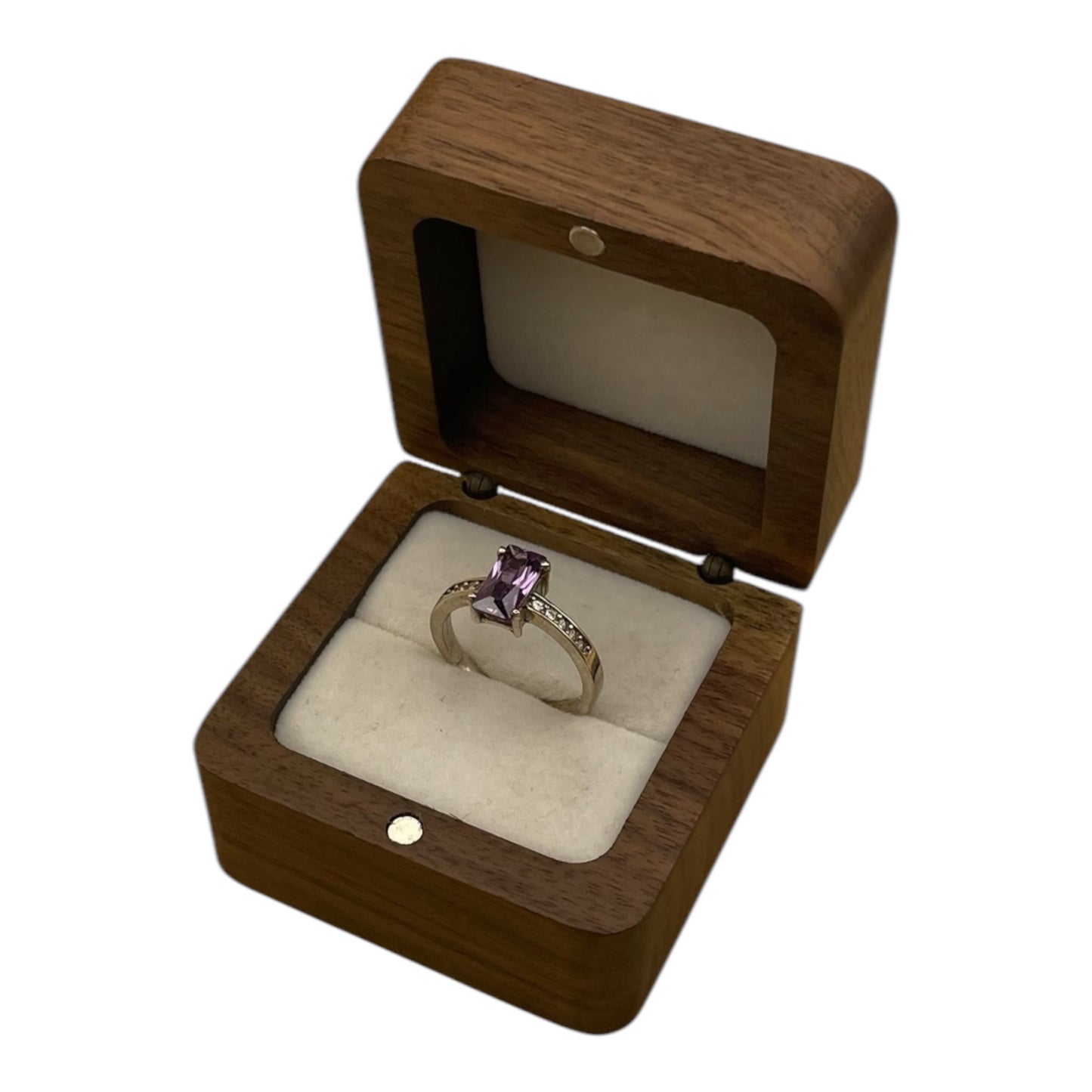 Anillo Clásica de Brasil Ametista Diamante