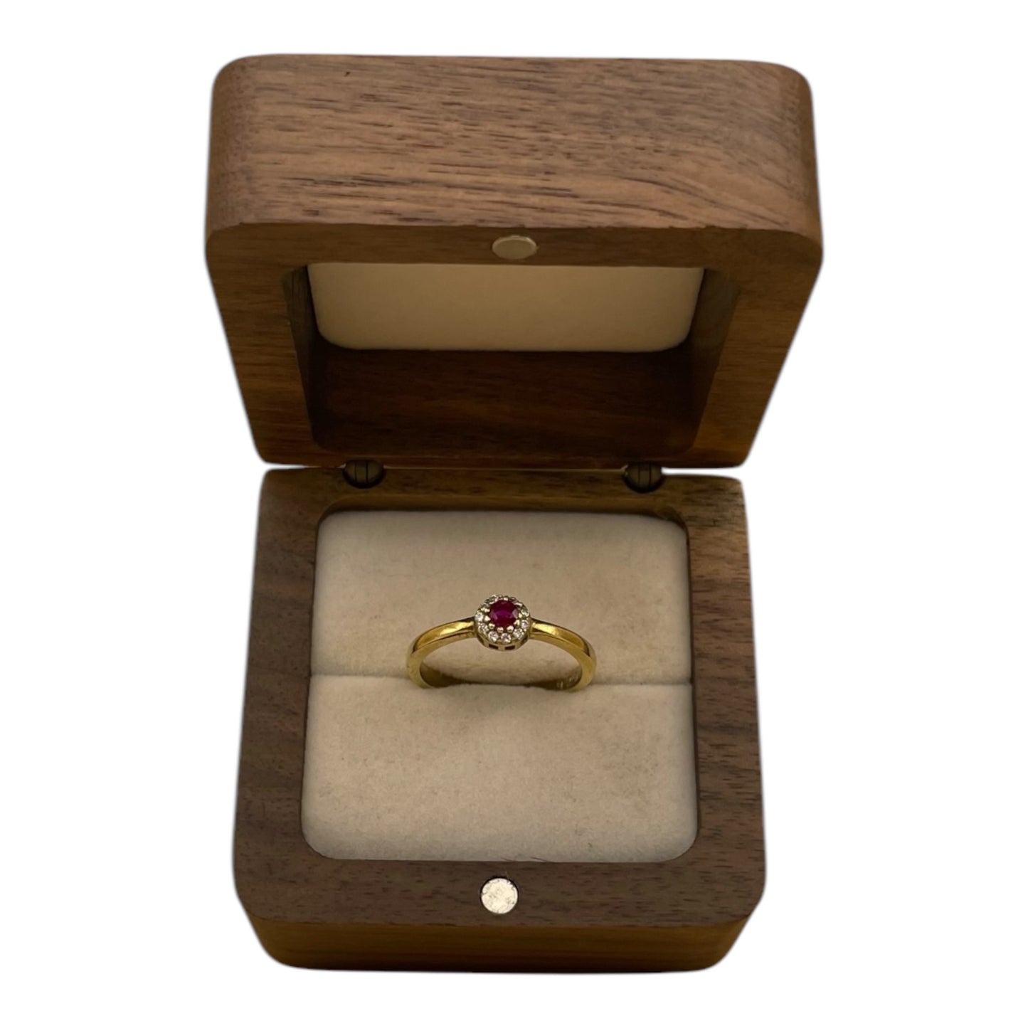 Anillo Clásico Rubi