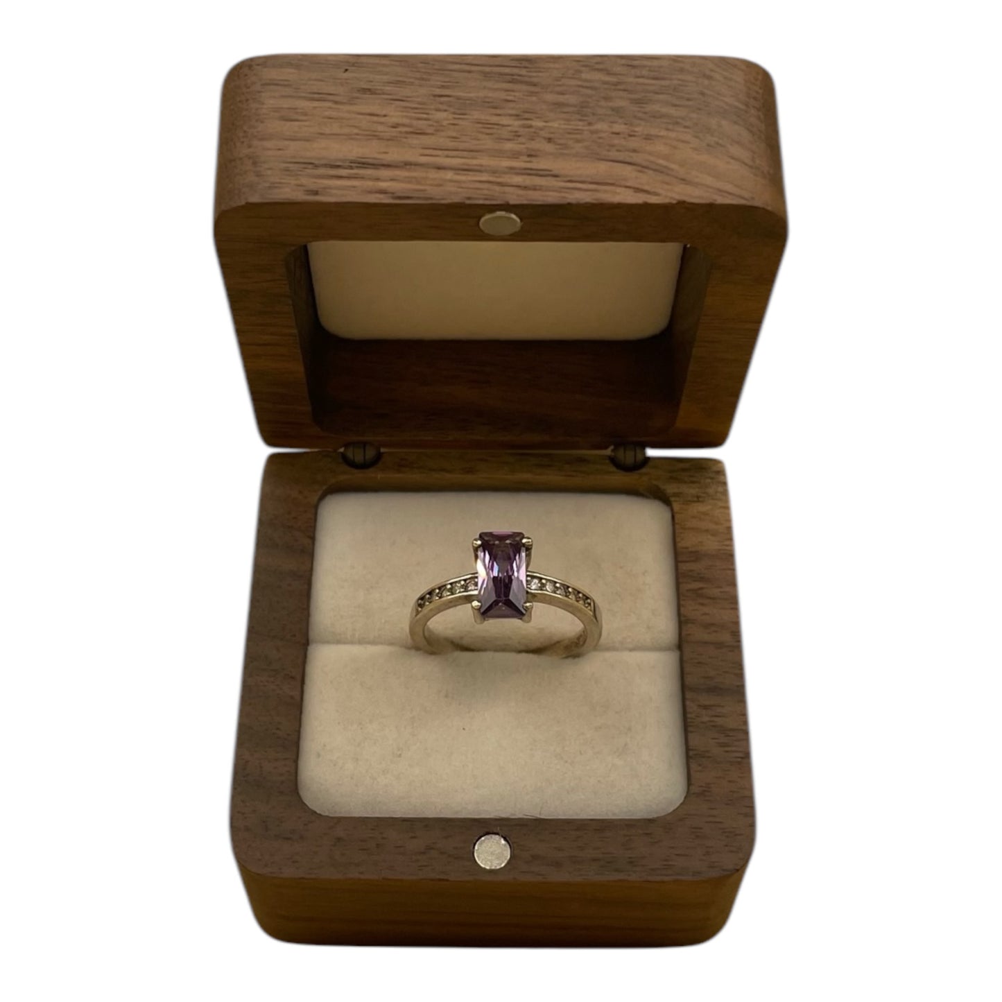 Anillo Clásica de Brasil Ametista Diamante