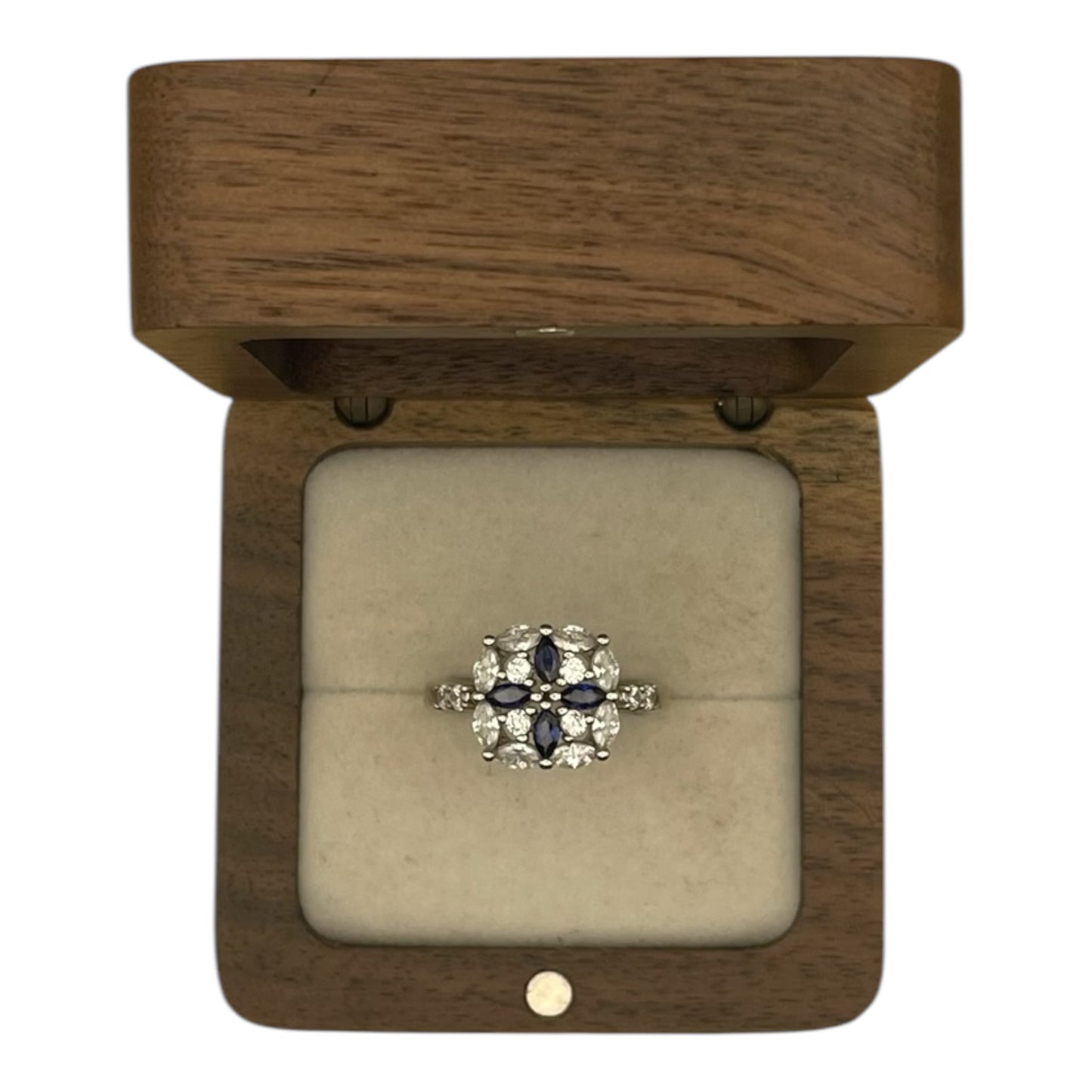 Anillo Elegancia Moderna Zafiro