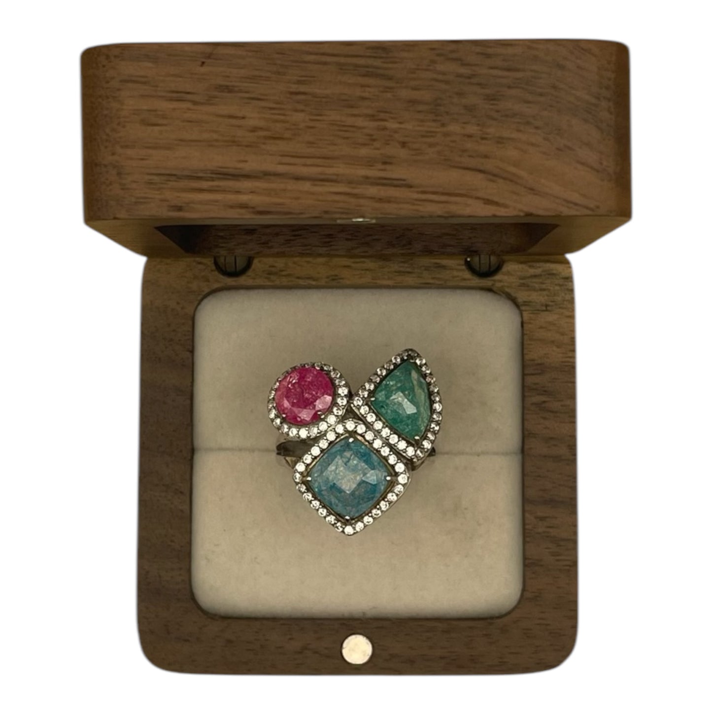 Anillo Moderno Exclusivo Cuarzo
