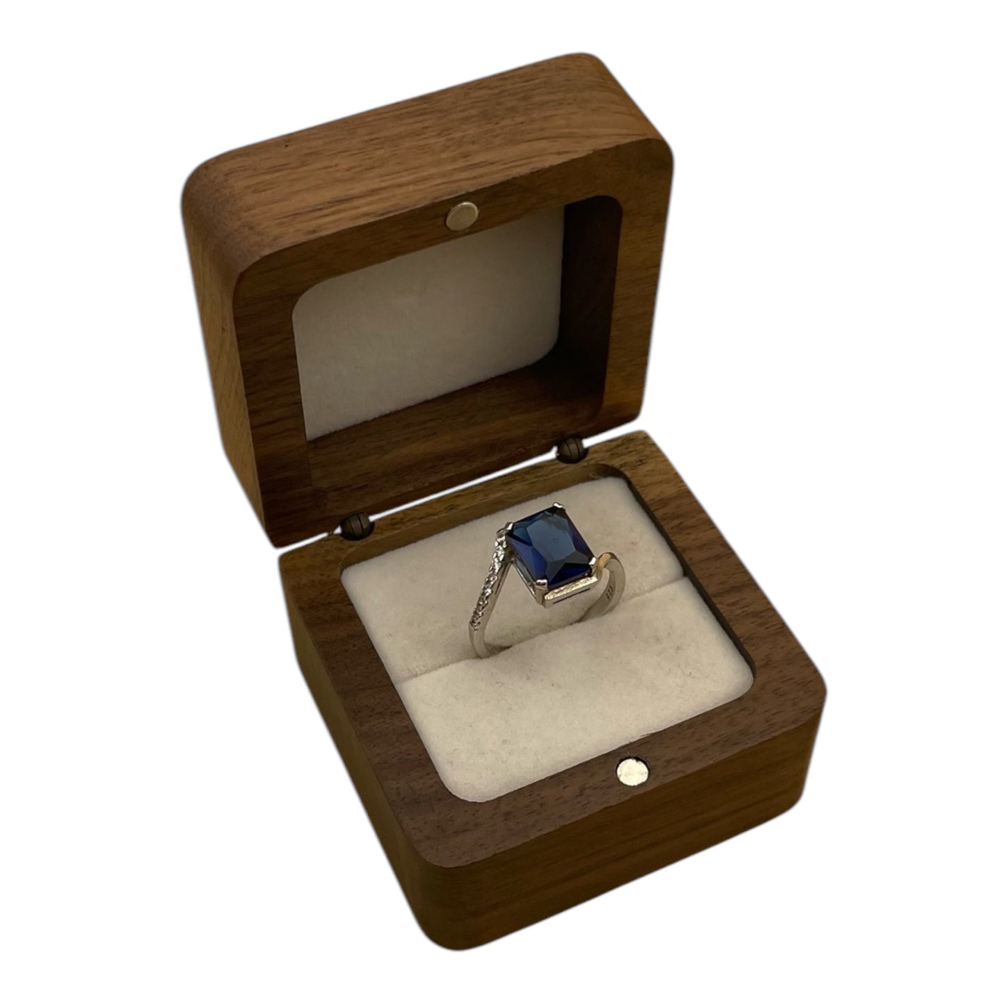 Anillo Elegancia Moderna Zafiro