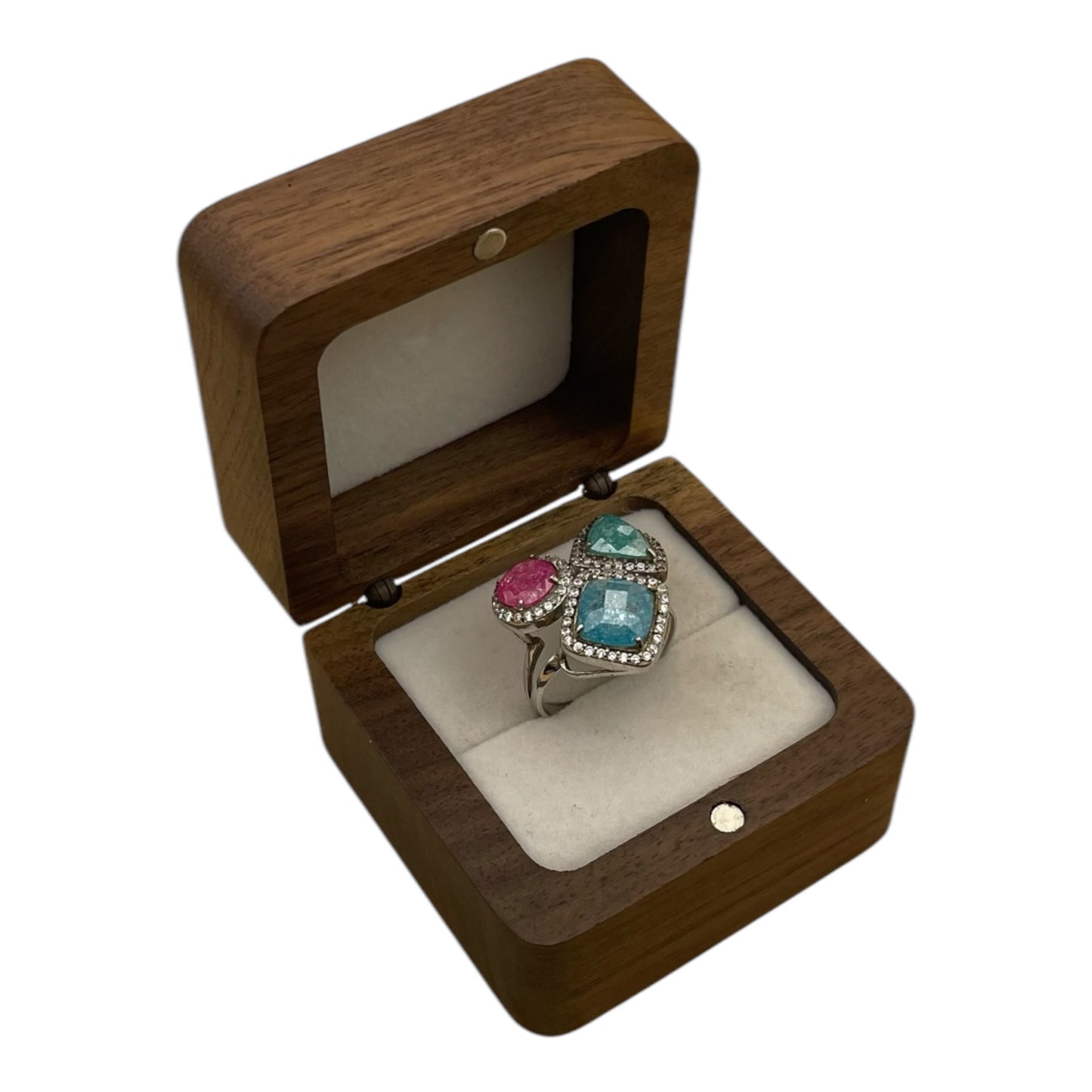 Anillo Moderno Exclusivo Cuarzo
