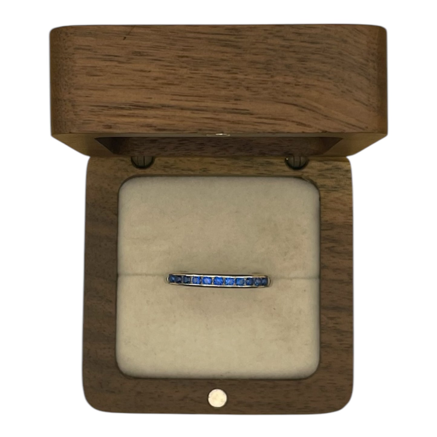 Anillo Churumbela Clásica Zafiro