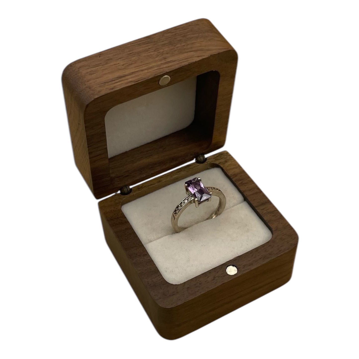Anillo Clásica de Brasil Ametista Diamante