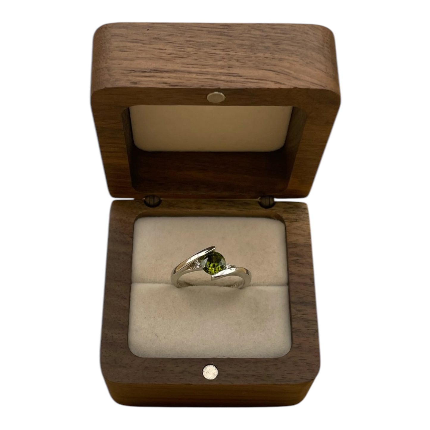 Anillo Moderno Peridoto