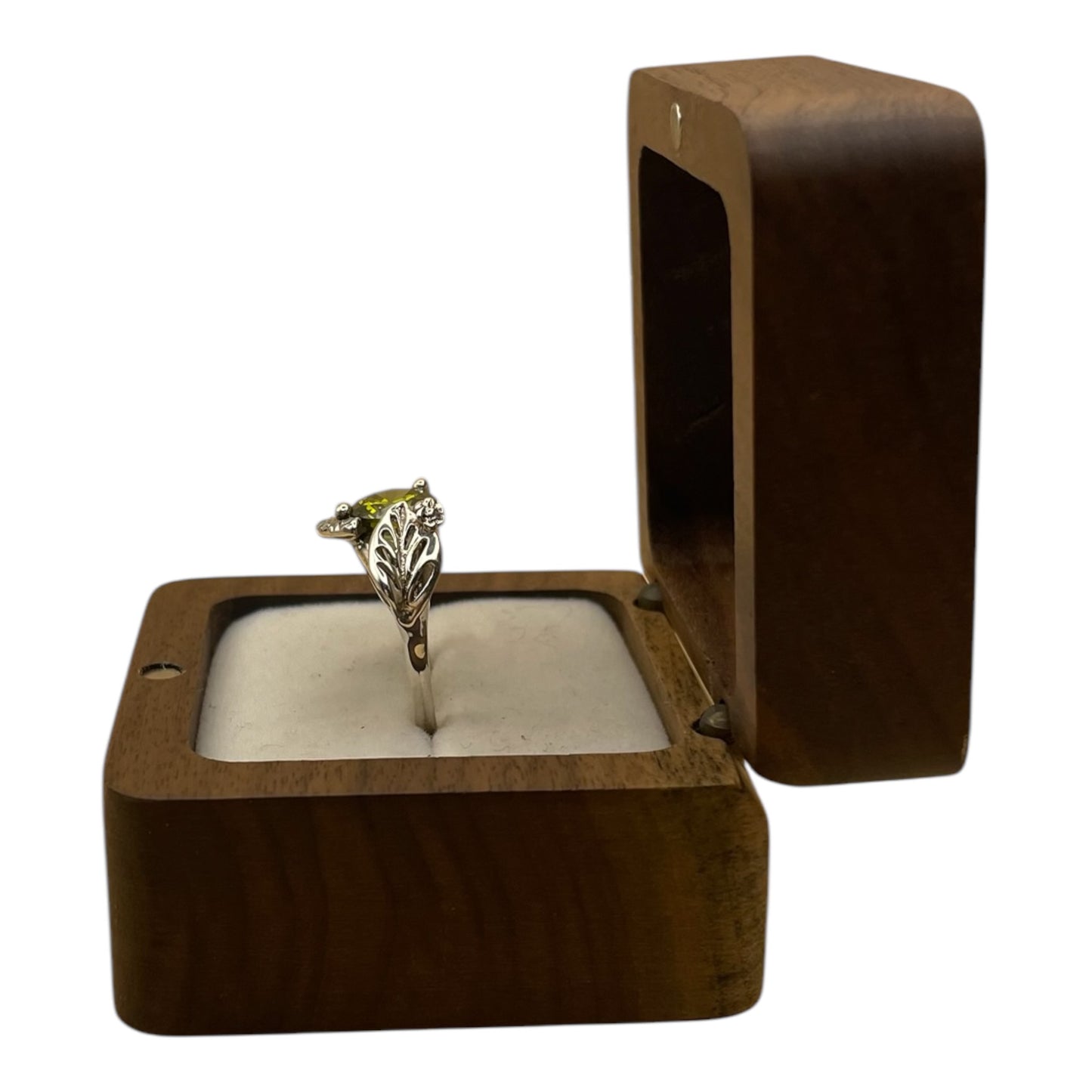 Anillo Las Flores Citrino