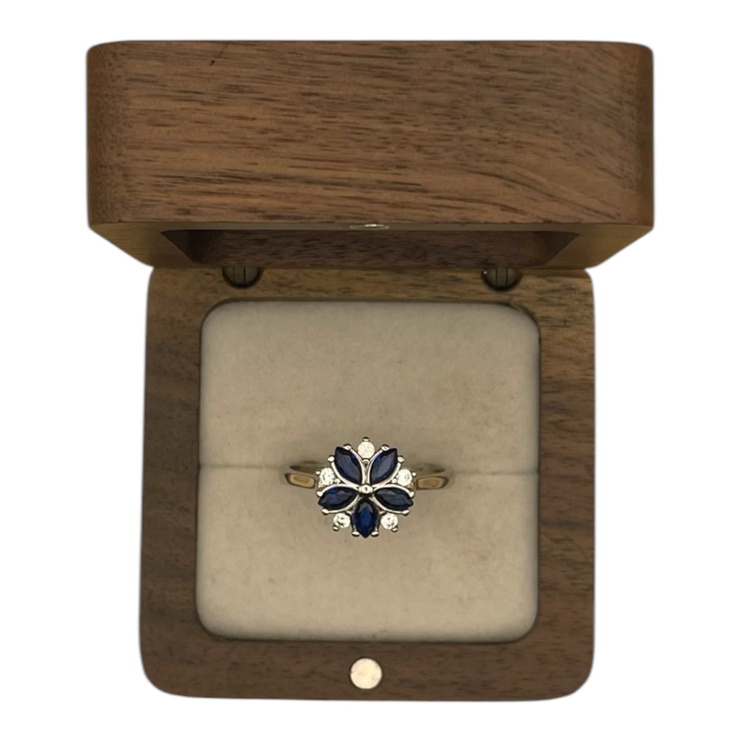 Anillo Elegancia Moderna Zafiro