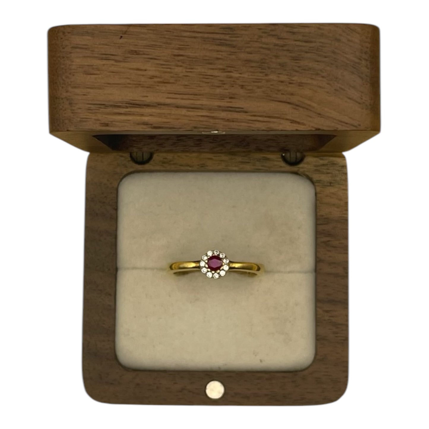 Anillo Clásico Rubi