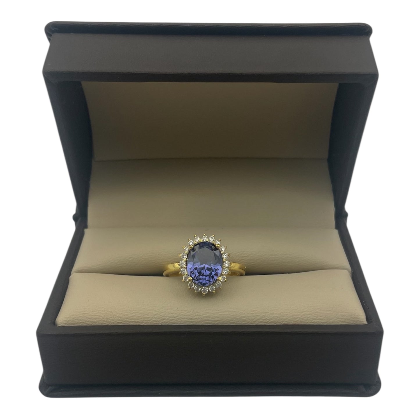 Majesté Indigo — Anillo de la colección “L’Âme Tanzanite”