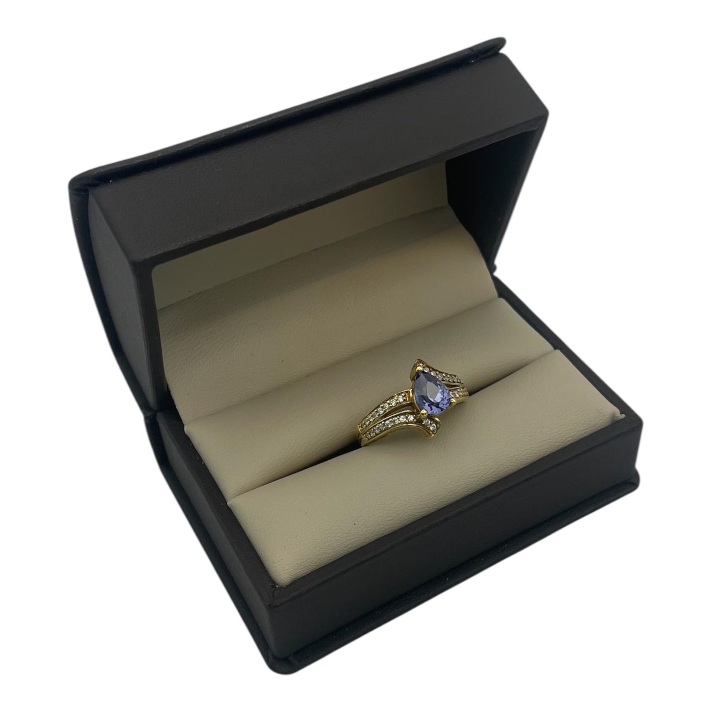 Lágrima Azul — Anillo de la colección “L’Âme Tanzanite”