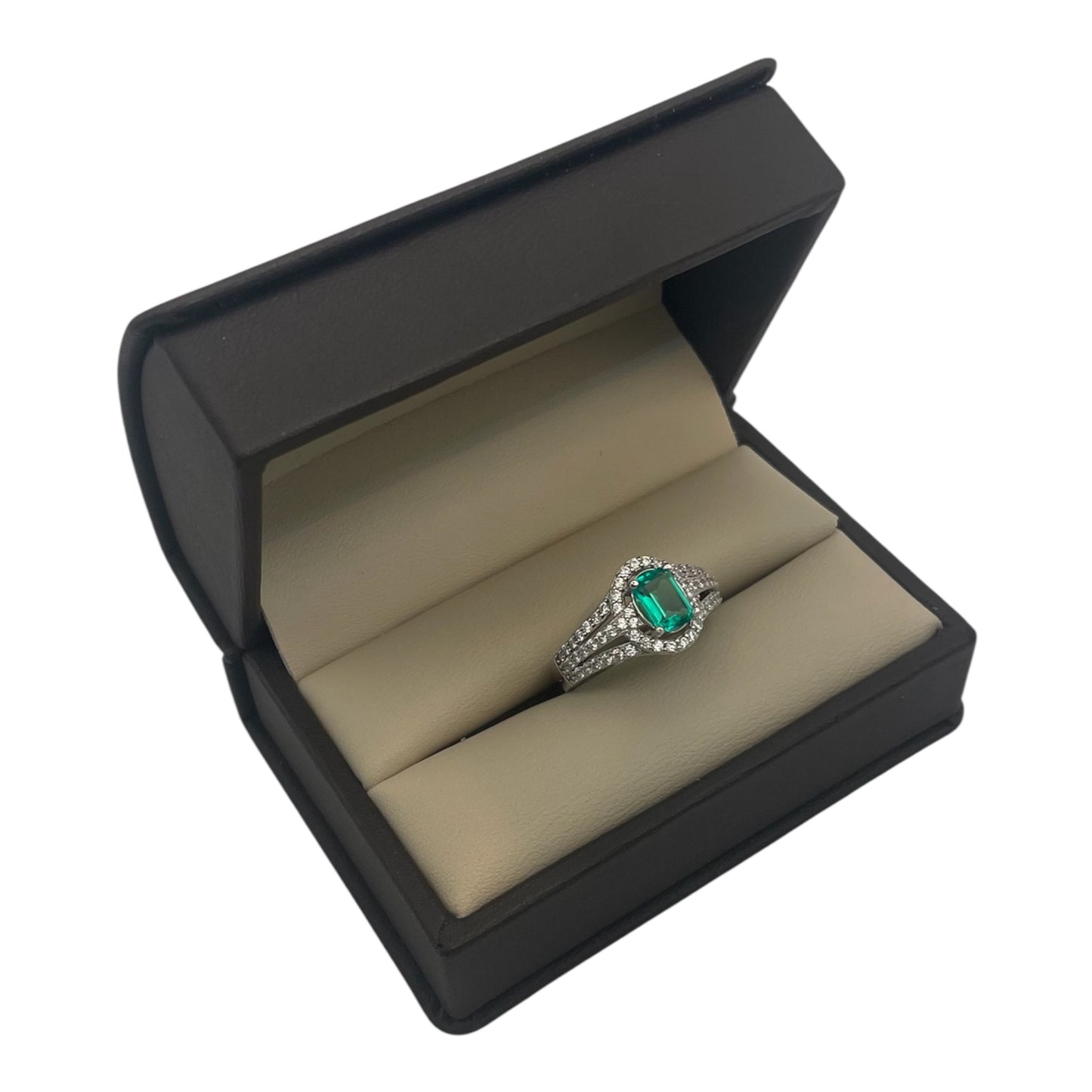 Verdelune — Anillo con esmeralda