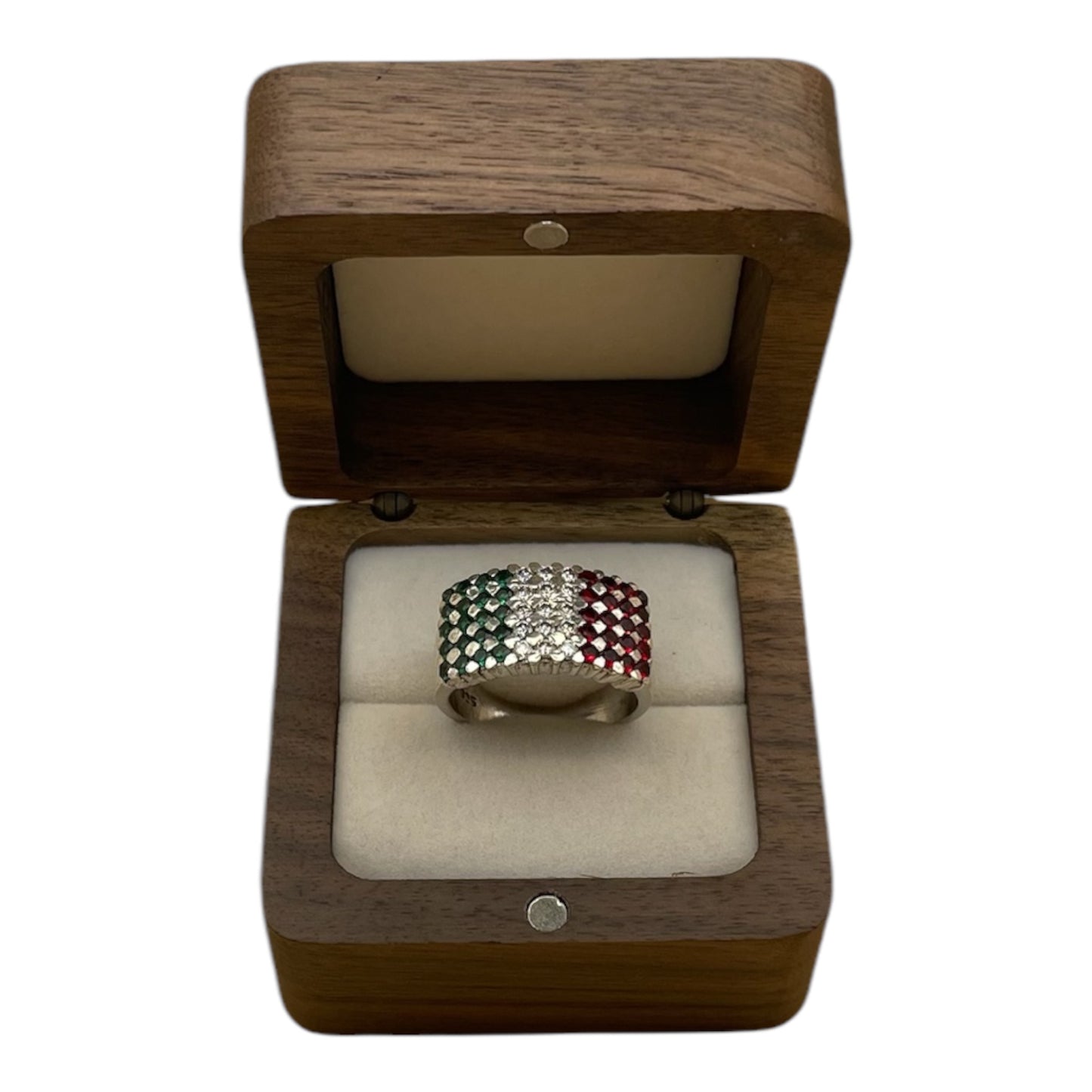 Anillo bandera Mexicana