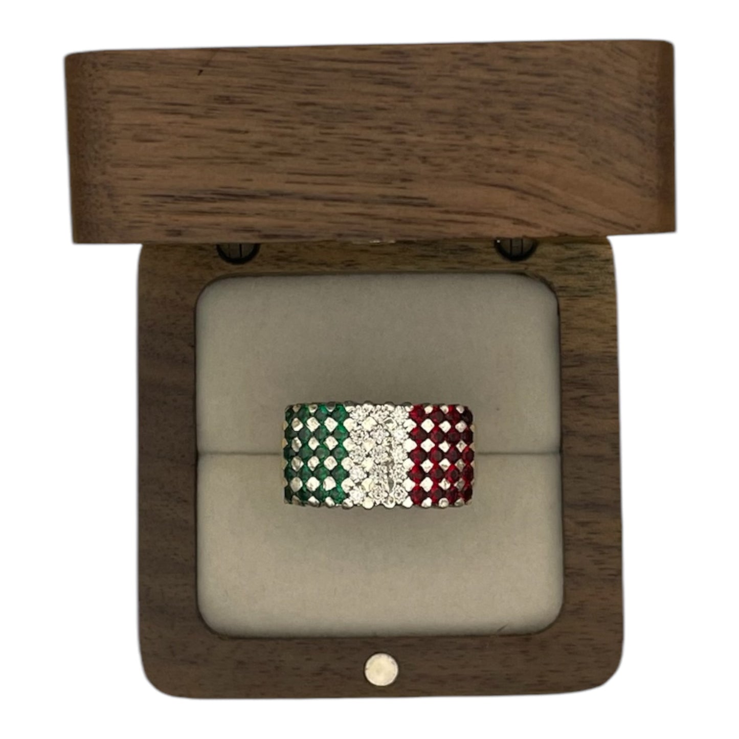 Anillo bandera Mexicana