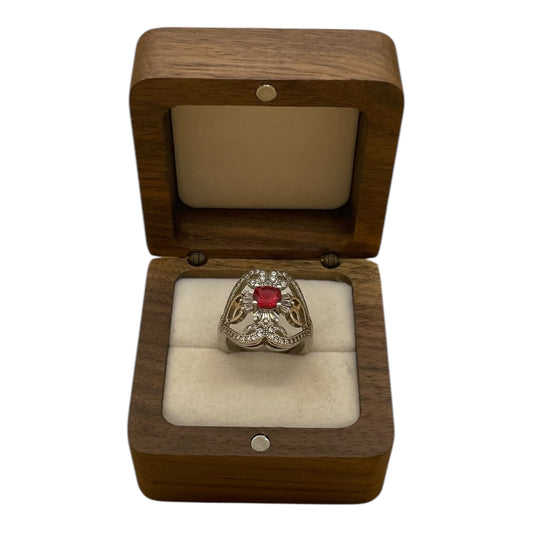 Anillo Elegancia Escarlata