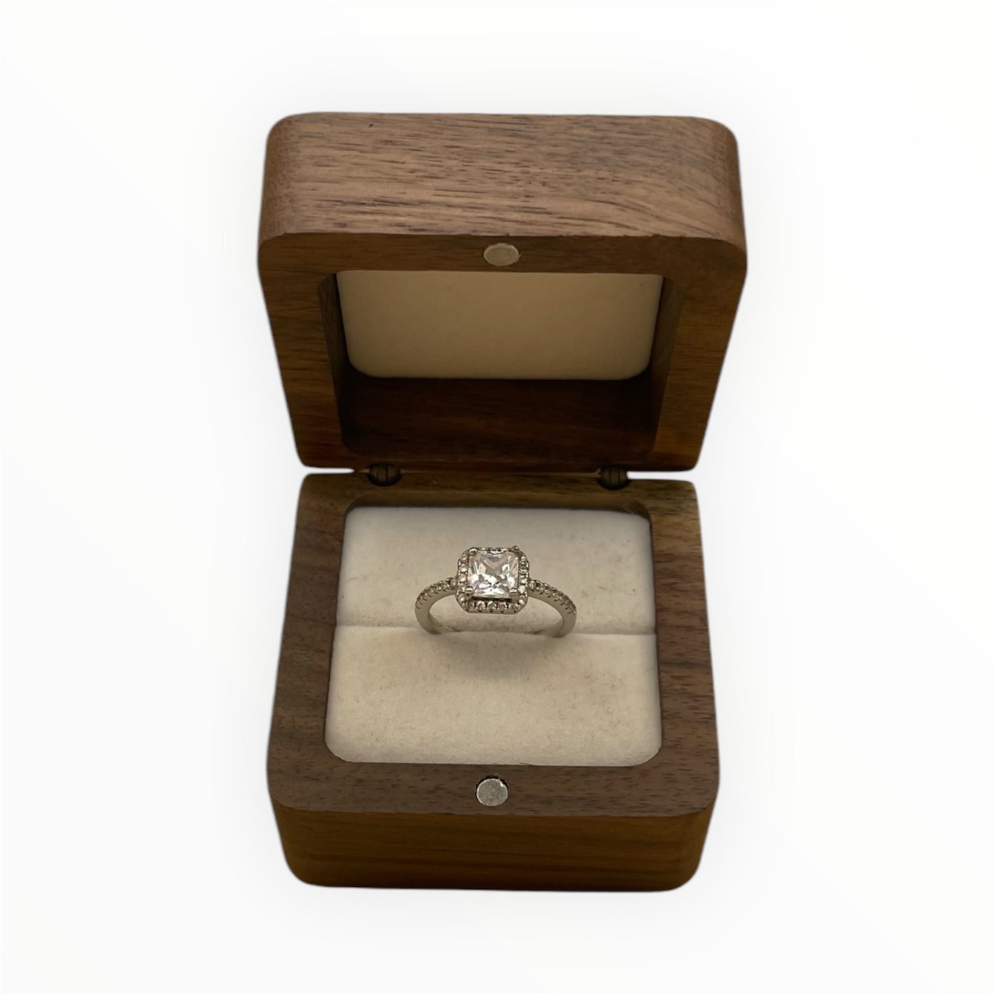 Anillo Solitario Moderno