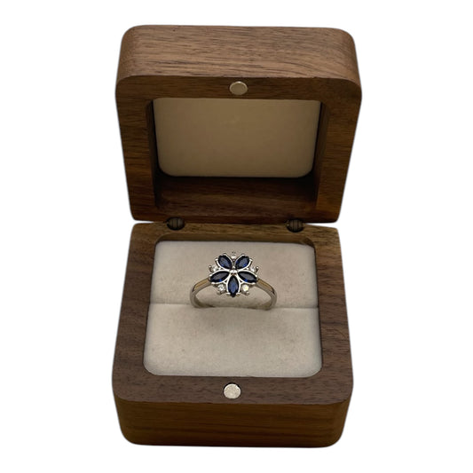 Anillo Elegancia Moderna Zafiro
