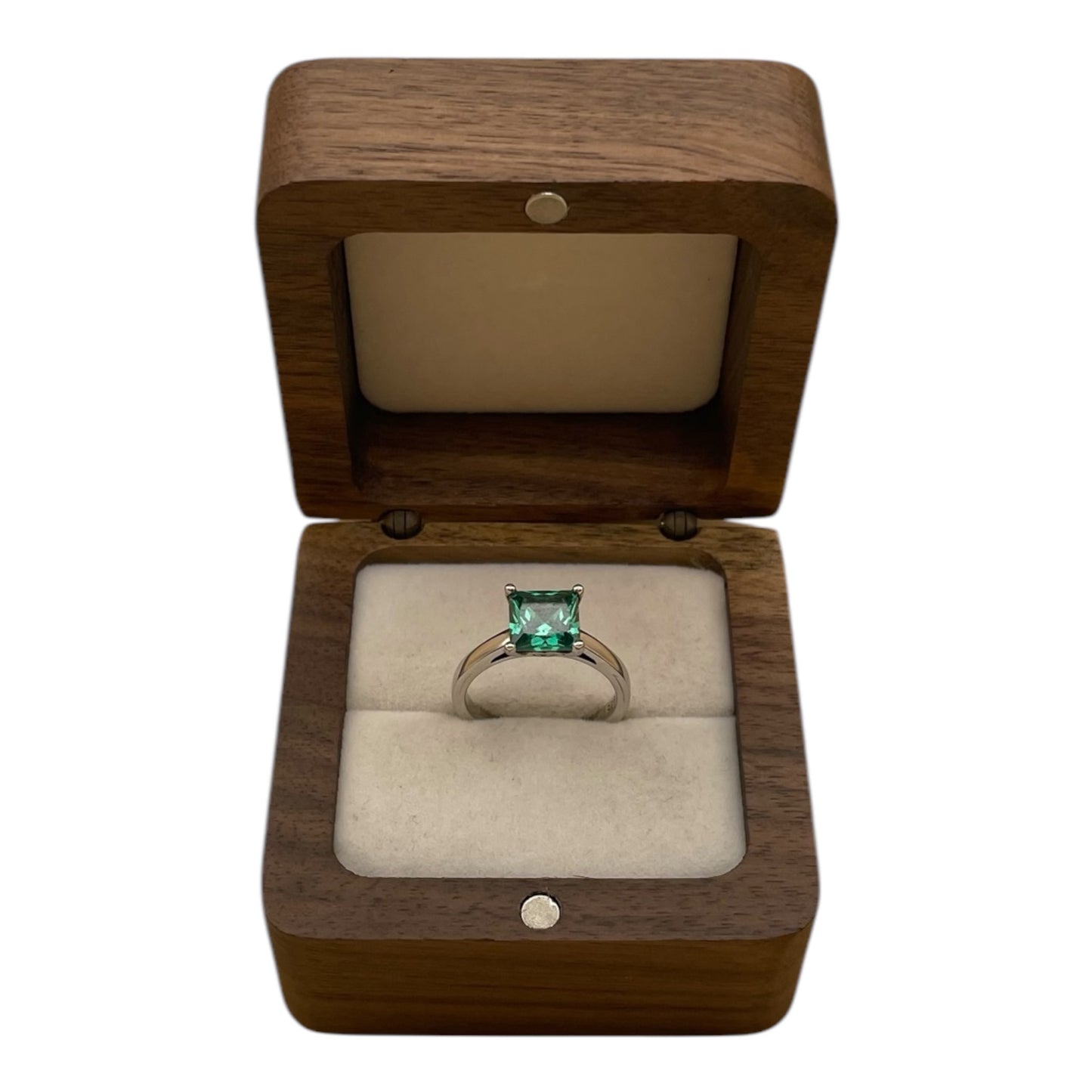 Anillo Solitaria Moderna Turmalina