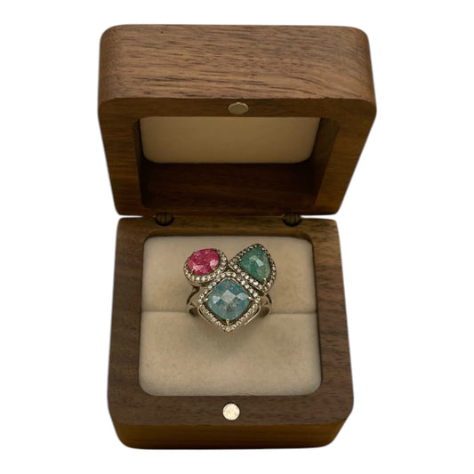 Anillo Moderno Exclusivo Cuarzo