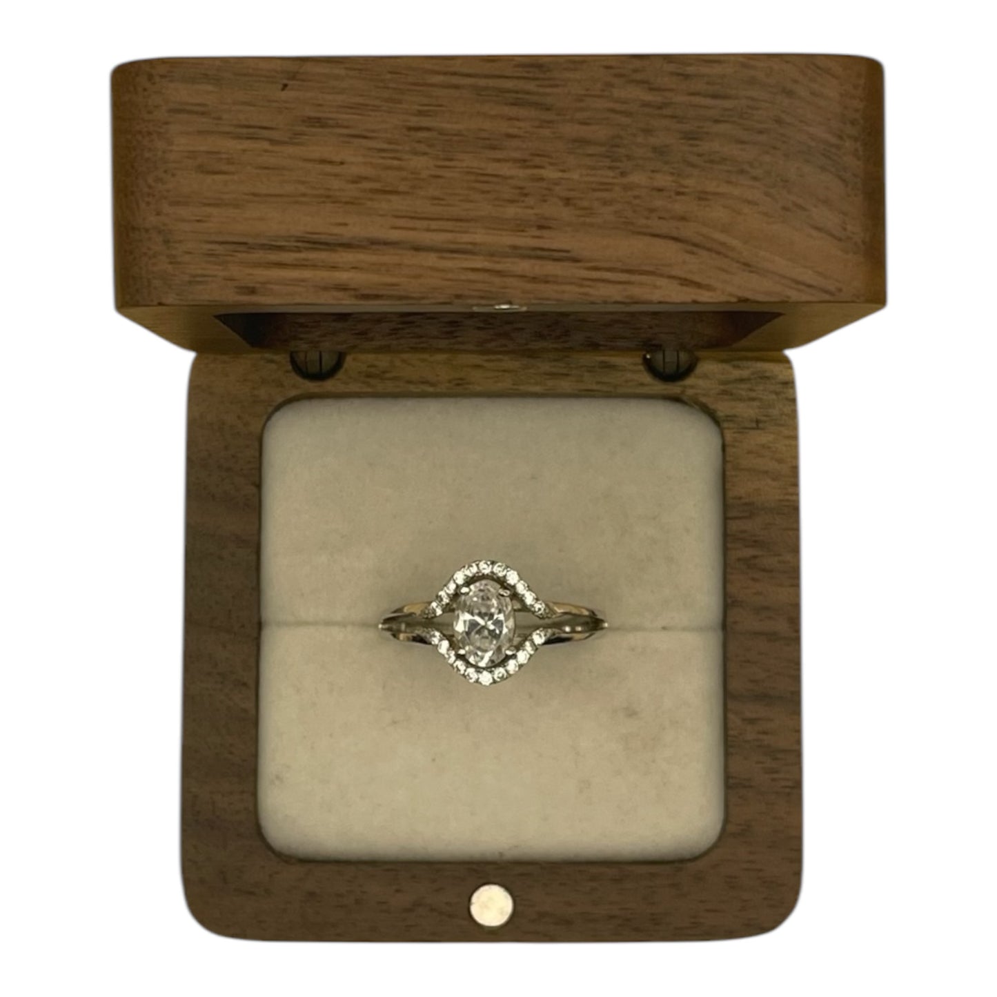 Anillo Solitaire Moderno