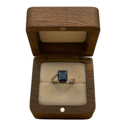 Anillo Elegancia Moderna Zafiro