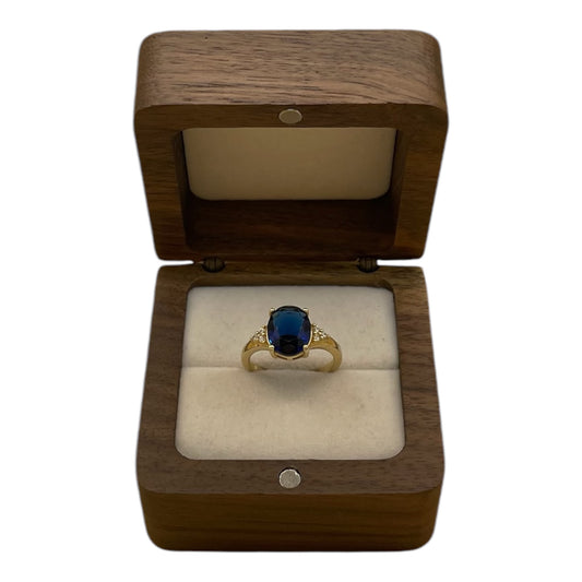Anillo Zafiro Azul