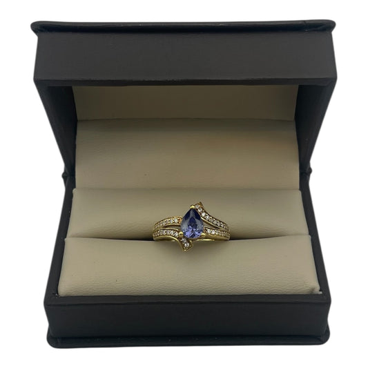 Lágrima Azul — Anillo de la colección “L’Âme Tanzanite”