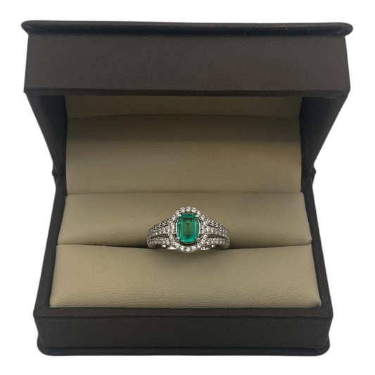 Verdelune — Anillo con esmeralda