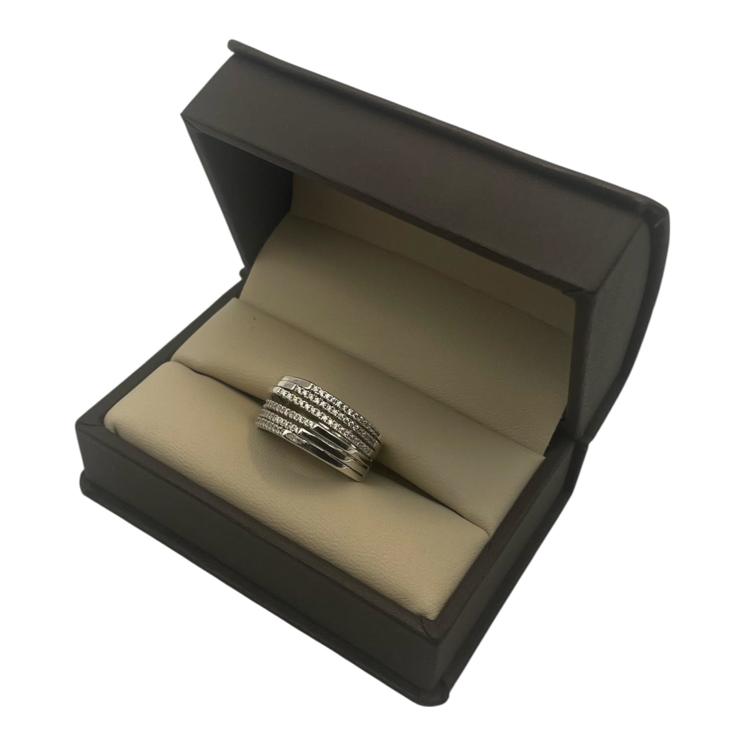 Tentación — Anillo pavé moderno